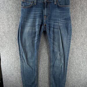 Nudie Jeans Women Denim Jeans Skinny Lin Mid Authentic Power Stretch ACTL 28X29